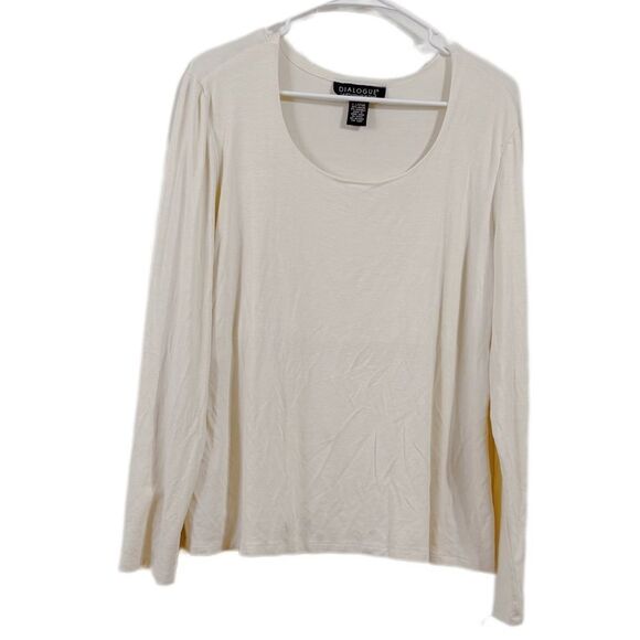 Dialogue Tan Relaxed Blouse - Picture 1 of 8